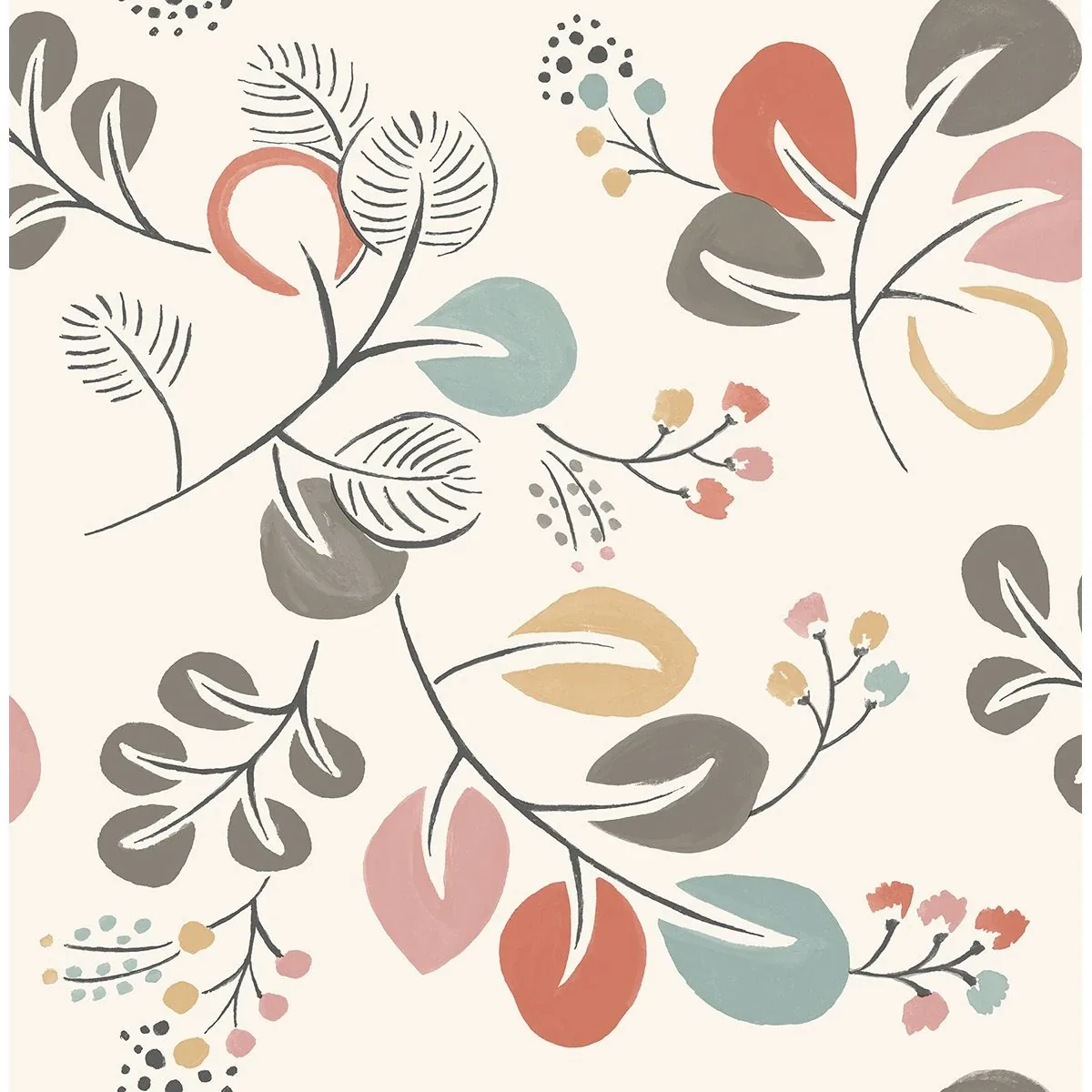 A-Street Prints Jona Multicolor Trail Wallpaper - SKU 2821-25122