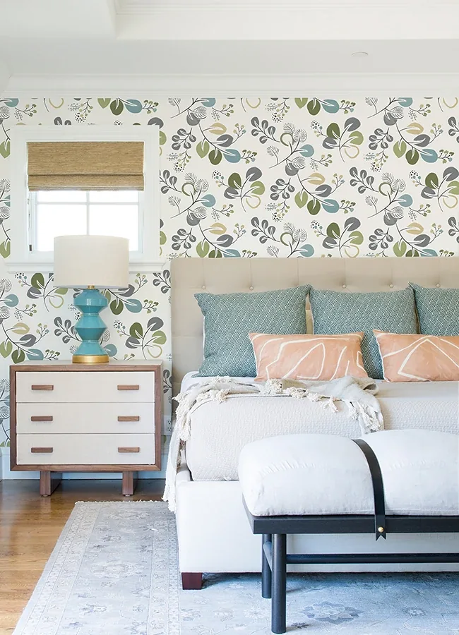 A-Street Prints Jonah Green Leaf Trail Wallpaper - SKU 4066-25123