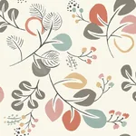 A-Street Prints Jonah Multicolor Leaf Trail Wallpaper - SKU 4066-25122