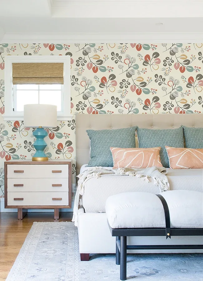 A-Street Prints Jonah Multicolor Leaf Trail Wallpaper - SKU 4066-25122