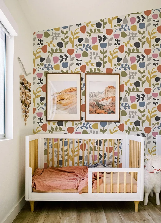 A-Street Prints Juni Multicolor Abstract Tulips Wallpaper | Wallpaper Twins A-Street Prints Juni Multicolor Abstract Tulips Wallpaper - SKU 4066-26538