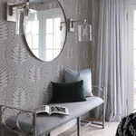 A-Street Prints Juno Dark Grey Grey Ogee Wallpaper | Wallpaper Twins A-Street Prints Juno Dark Grey Grey Ogee Wallpaper - SKU 2964-25951