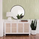 A-Street Prints Juno Green Ogee Wallpaper | Wallpaper Twins A-Street Prints Juno Green Ogee Wallpaper - SKU 2964-25952