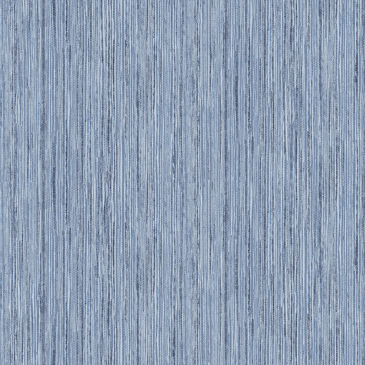 A-Street Prints Justina Indigo Faux Grasscloth Wallpaper - SKU 2971-86342