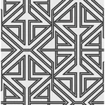 A-Street Prints Kachel Black Geometric Wallpaper - SKU 2975-26231