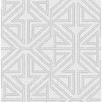 A-Street Prints Kachel Grey Geometric Wallpaper | Wallpaper Twins A-Street Prints Kachel Grey Geometric Wallpaper - SKU 2975-26227