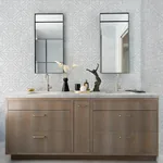A-Street Prints Kachel Grey Geometric Wallpaper | Wallpaper Twins A-Street Prints Kachel Grey Geometric Wallpaper - SKU 2975-26227