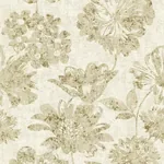 A-Street Prints Kala Gold Floral Wallpaper | Wallpaper Twins A-Street Prints Kala Gold Floral Wallpaper - SKU 4019-86460
