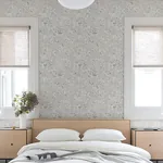 A-Street Prints Kala Platinum Floral Wallpaper | Wallpaper Twins A-Street Prints Kala Platinum Floral Wallpaper - SKU 2976-86459