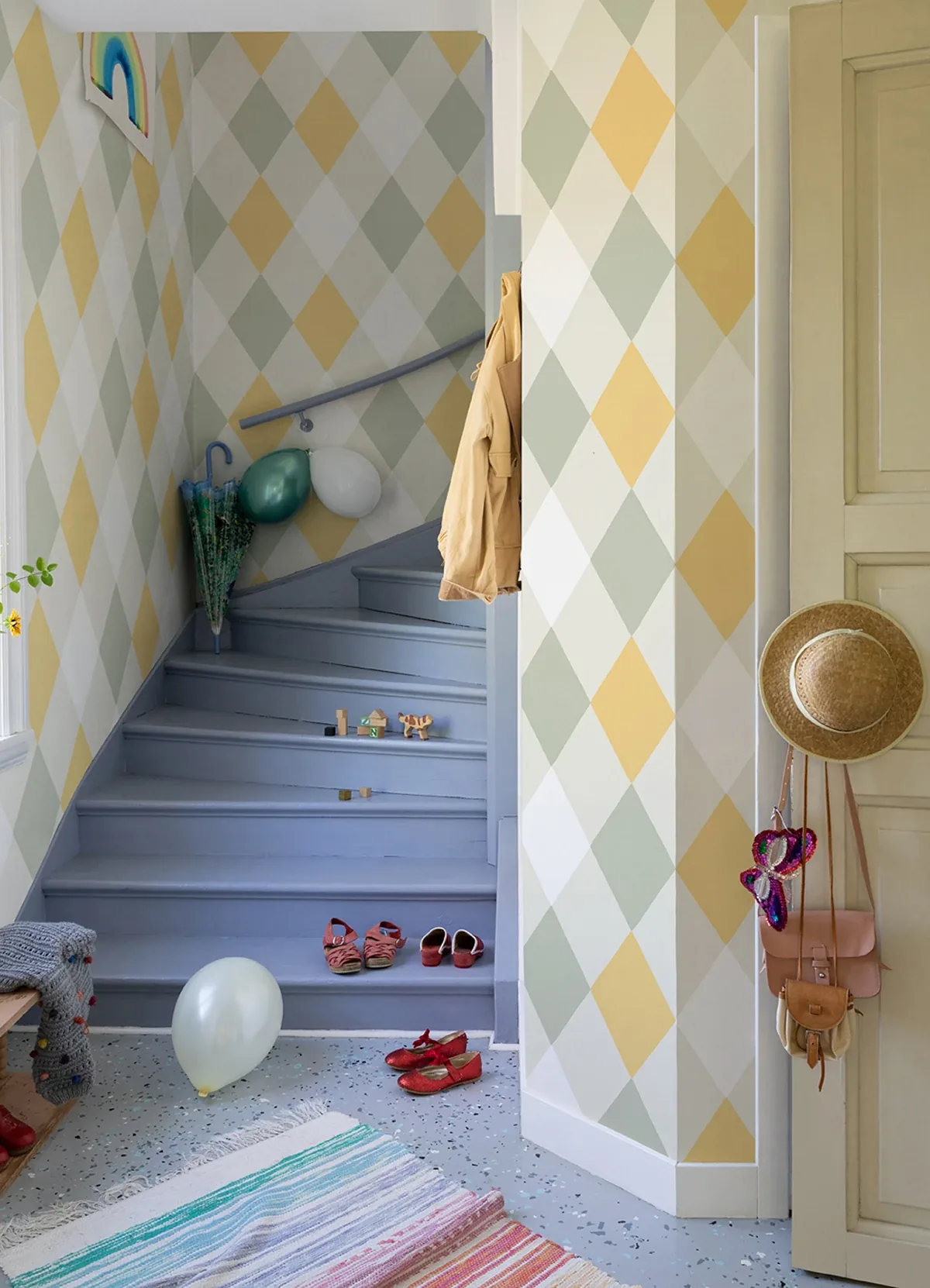 A-Street Prints Kalas Pastel Diamond Wallpaper - SKU 4111-63032