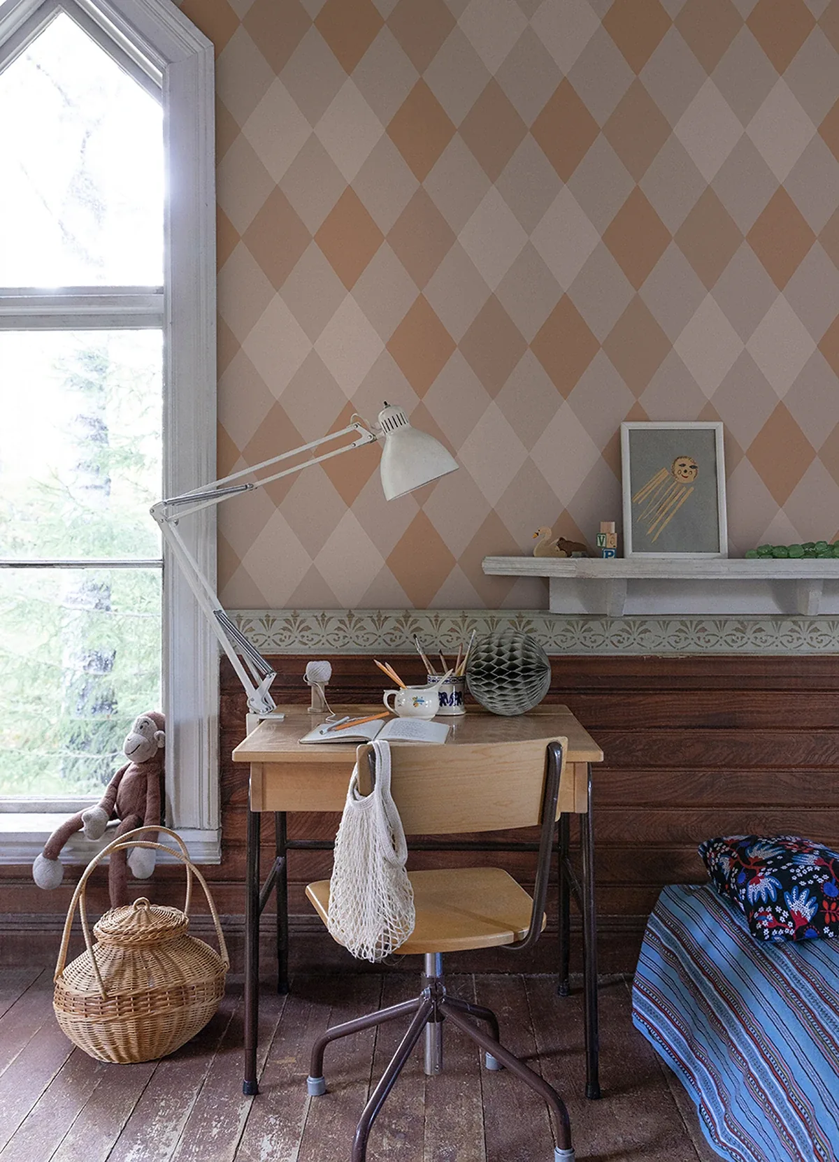 A-Street Prints Kalas Rose Diamond Wallpaper | Wallpaper Twins A-Street Prints Kalas Rose Diamond Wallpaper - SKU 4111-63029