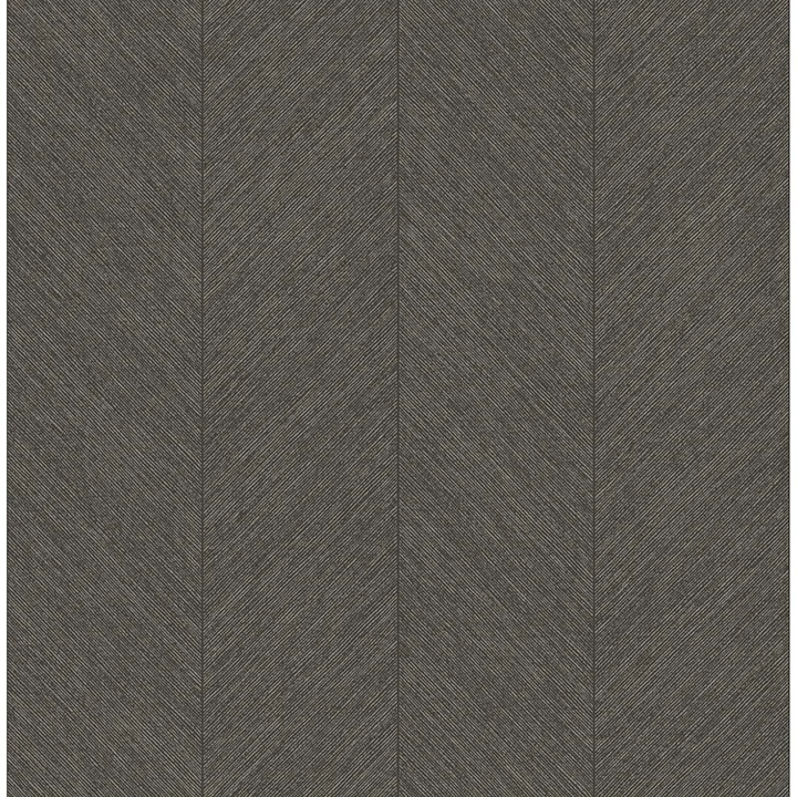 A-Street Prints Kallam Espresso Chevron Wallpaper - SKU 4155-27317