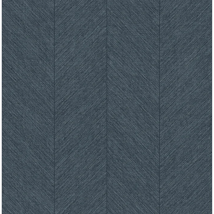 A-Street Prints Kallam Indigo Chevron Wallpaper - SKU 4155-27323