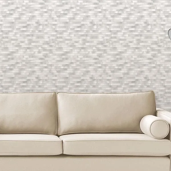 A-Street Prints Kalmar Grey Hazy Stripe Wallpaper - SKU 2889-25231