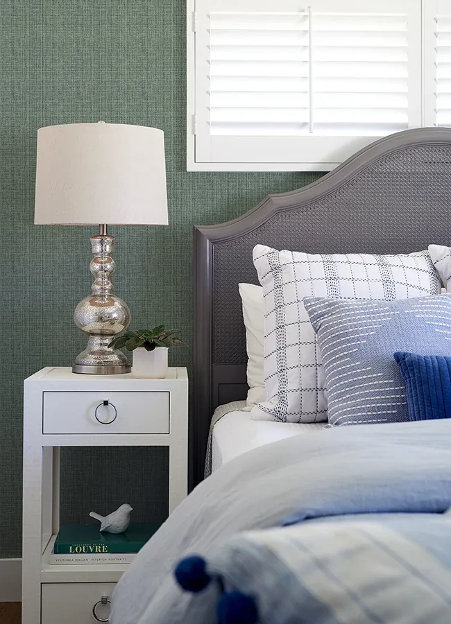 A-Street Prints Kantera Green Fabric Texture Wallpaper - SKU 4120-26833