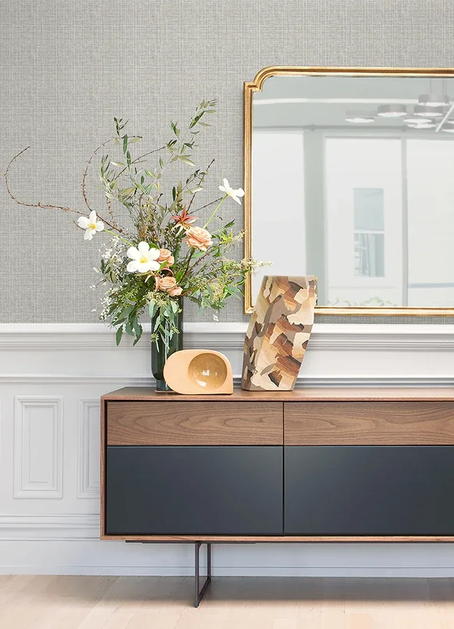 A-Street Prints Kantera Light Grey Fabric Texture Wallpaper | Wallpaper Twins A-Street Prints Kantera Light Grey Fabric Texture Wallpaper - SKU 4120-26836