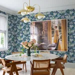 A-Street Prints Karina Blue Wildflower Garden Wallpaper - SKU 4066-26524