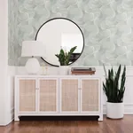 A-Street Prints Karson Teal Swirling Geometric Wallpaper | Wallpaper Twins A-Street Prints Karson Teal Swirling Geometric Wallpaper - SKU 2964-25909