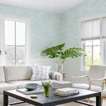 A-Street Prints Kasia Sky Blue Abstract Wallpaper - SKU 4121-72210