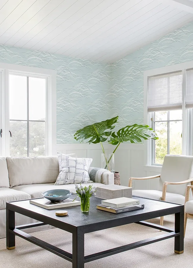 A-Street Prints Kasia Sky Blue Abstract Wallpaper - SKU 4121-72210