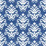 A-Street Prints Keaton Blue Medallion Wallpaper - SKU 4081-26329