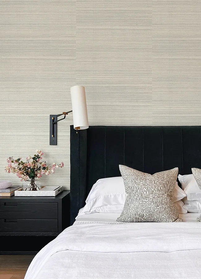 A-Street Prints Kenter Beige Sisal Grasscloth Wallpaper | Wallpaper Twins A-Street Prints Kenter Beige Sisal Grasscloth Wallpaper - SKU 4034-72110