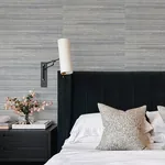 A-Street Prints Kenter Teal Sisal Grasscloth Wallpaper - SKU 4034-72112