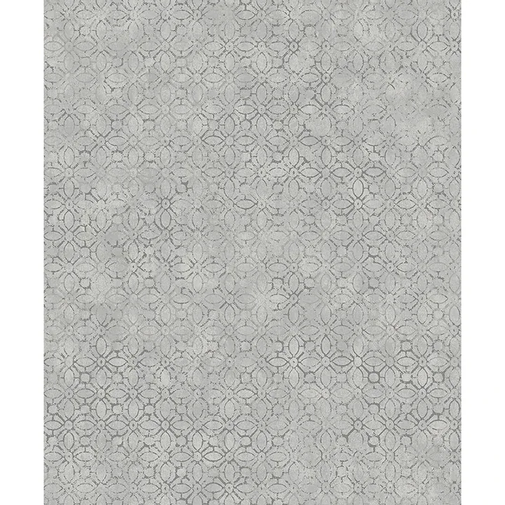 A-Street Prints Khauta Sterling Floral Geometric Wallpaper - SKU 4105-86665
