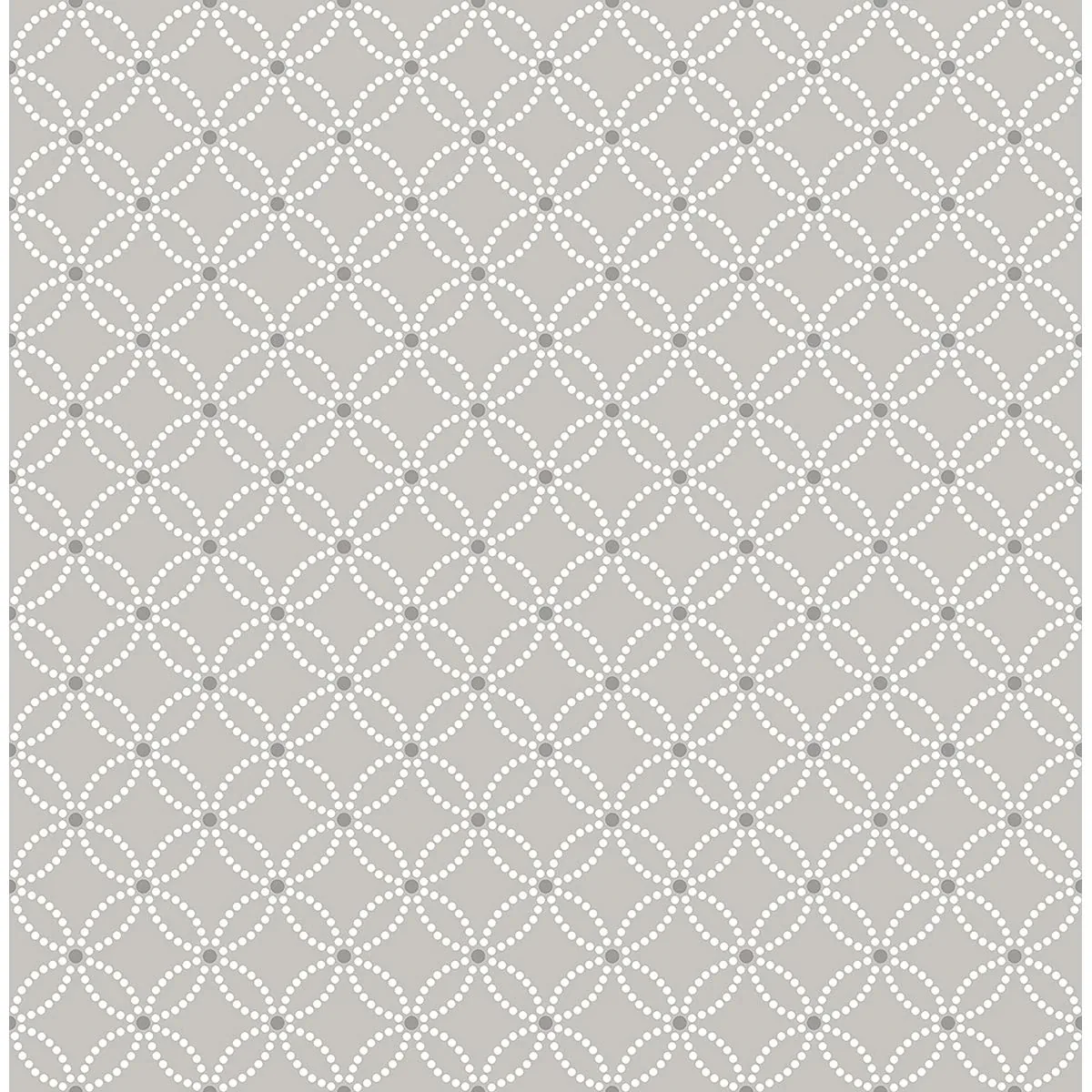 2625-21843 | Kinetic Grey Geometric Floral Wallpaper