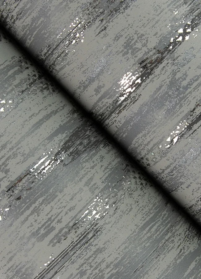 A-Street Prints Kintana Pewter Abstract Trellis Wallpaper - SKU 4105-86606