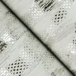 A-Street Prints Kintana Silver Abstract Trellis Wallpaper - SKU 4105-86605