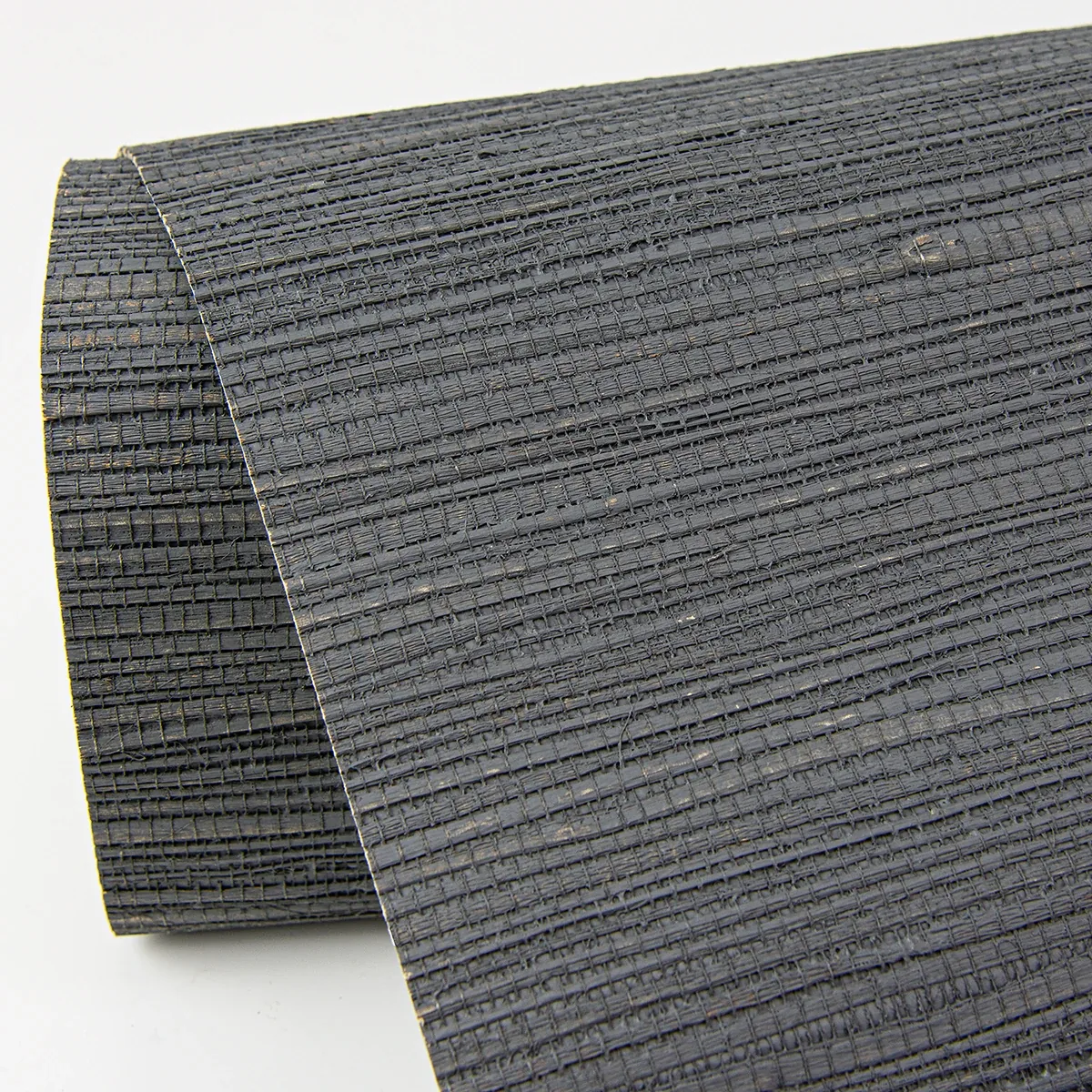 A-Street Prints Kira Charcoal Hemp Grasscloth Wallpaper | Wallpaper Twins A-Street Prints Kira Charcoal Hemp Grasscloth Wallpaper - SKU 2972-86132