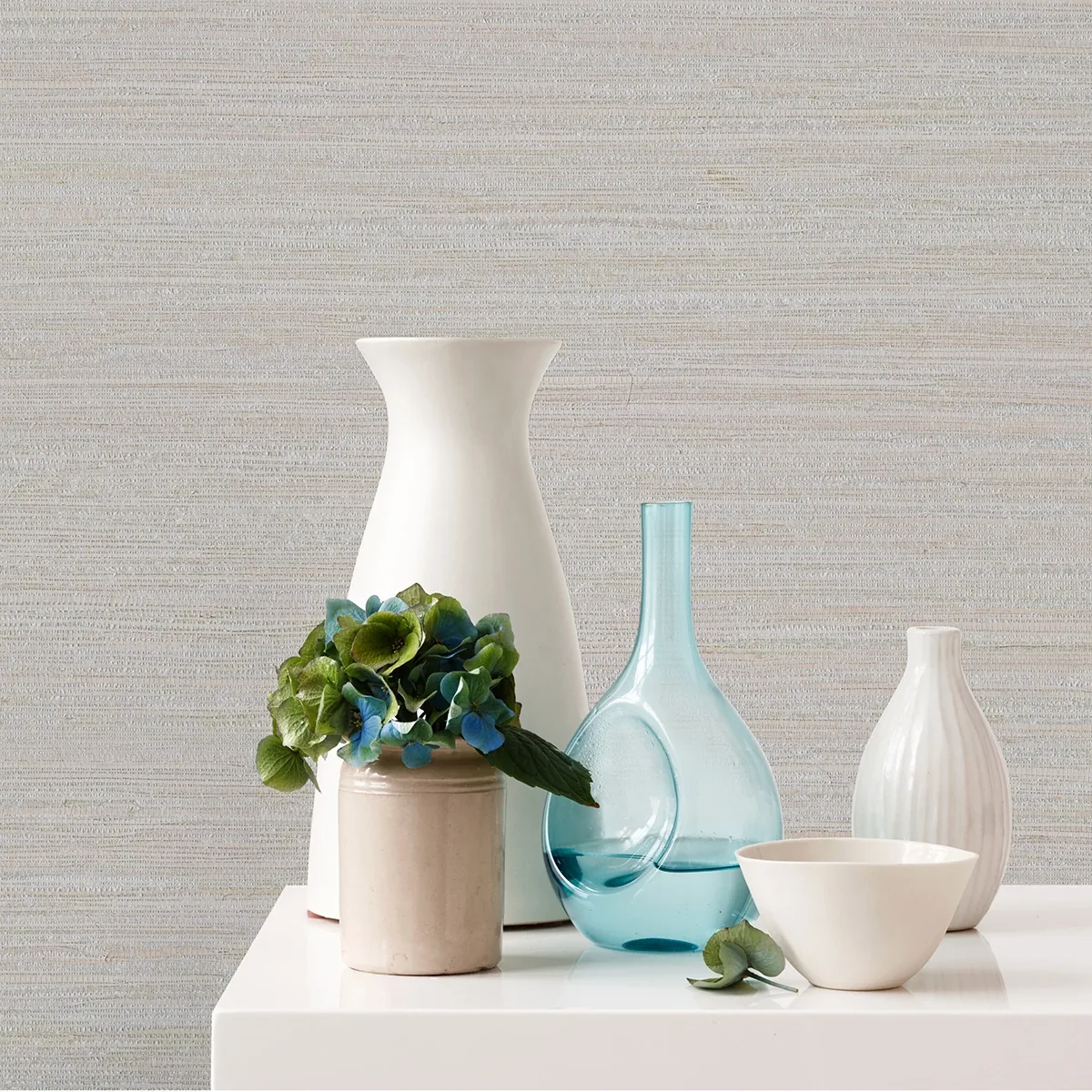 A-Street Prints Kira Dove Hemp Grasscloth Wallpaper | Wallpaper Twins A-Street Prints Kira Dove Hemp Grasscloth Wallpaper - SKU 2972-86128
