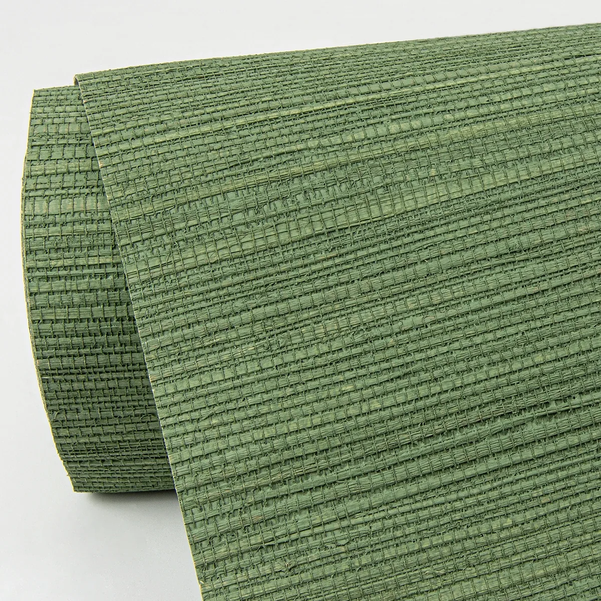 A-Street Prints Kira Green Hemp Grasscloth Wallpaper | Wallpaper Twins A-Street Prints Kira Green Hemp Grasscloth Wallpaper - SKU 2972-86129