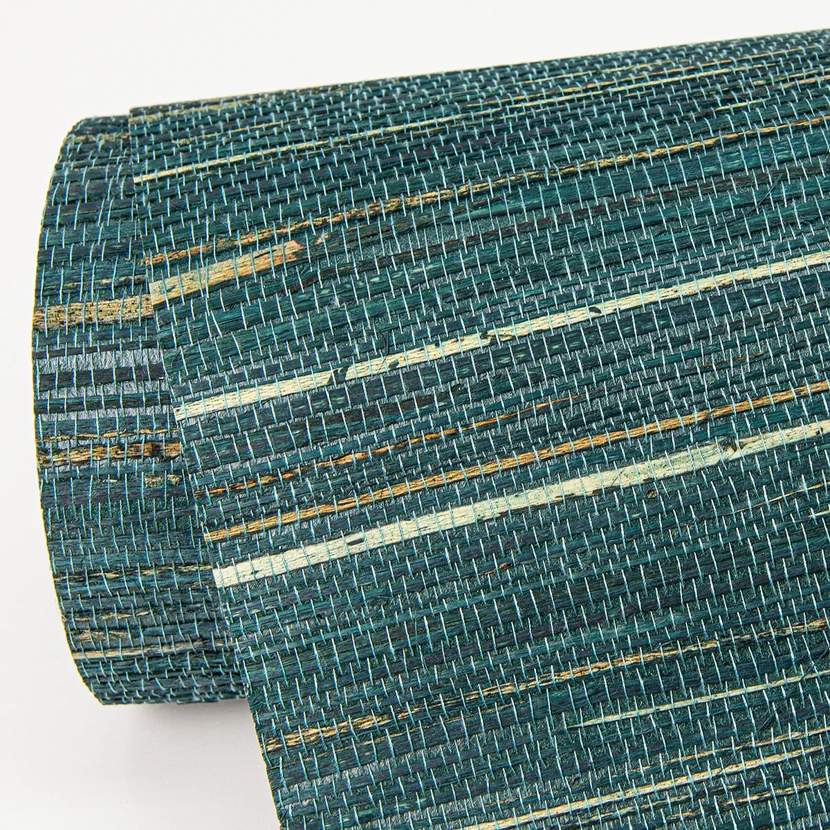 A-Street Prints Kira Teal Hemp Grasscloth Wallpaper | Wallpaper Twins A-Street Prints Kira Teal Hemp Grasscloth Wallpaper - SKU 2972-86126