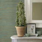A-Street Prints Kira Turquoise Hemp Grasscloth Wallpaper | Wallpaper Twins A-Street Prints Kira Turquoise Hemp Grasscloth Wallpaper - SKU 2972-86125