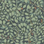 A-Street Prints Kirke Turquoise Leafy Vines Wallpaper | Wallpaper Twins A-Street Prints Kirke Turquoise Leafy Vines Wallpaper - SKU 2932-65105