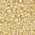 A-Street Prints Kirke Yellow Leafy Vines Wallpaper - SKU 2932-65108