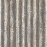 A-Street Prints Kirkland Charcoal Corrugated Metal Wallpaper - SKU 2922-22333