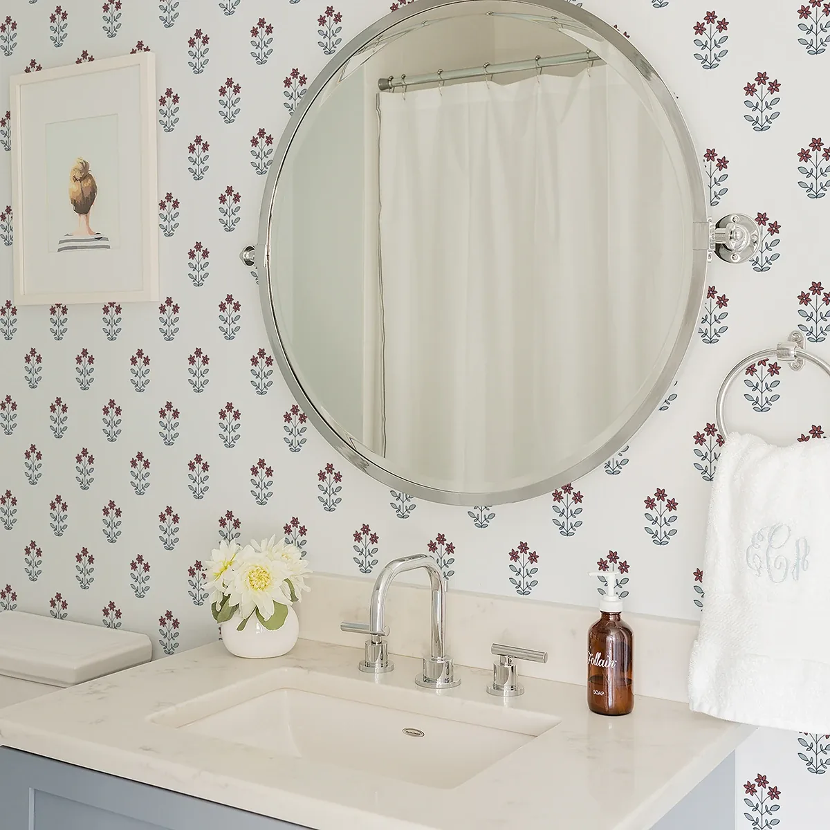 A-Street Prints Kit Red Floral Wallpaper | Wallpaper Twins A-Street Prints Kit Red Floral Wallpaper - SKU AST4361