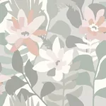 A-Street Prints Koko Grey Floral Wallpaper - SKU 4014-26454