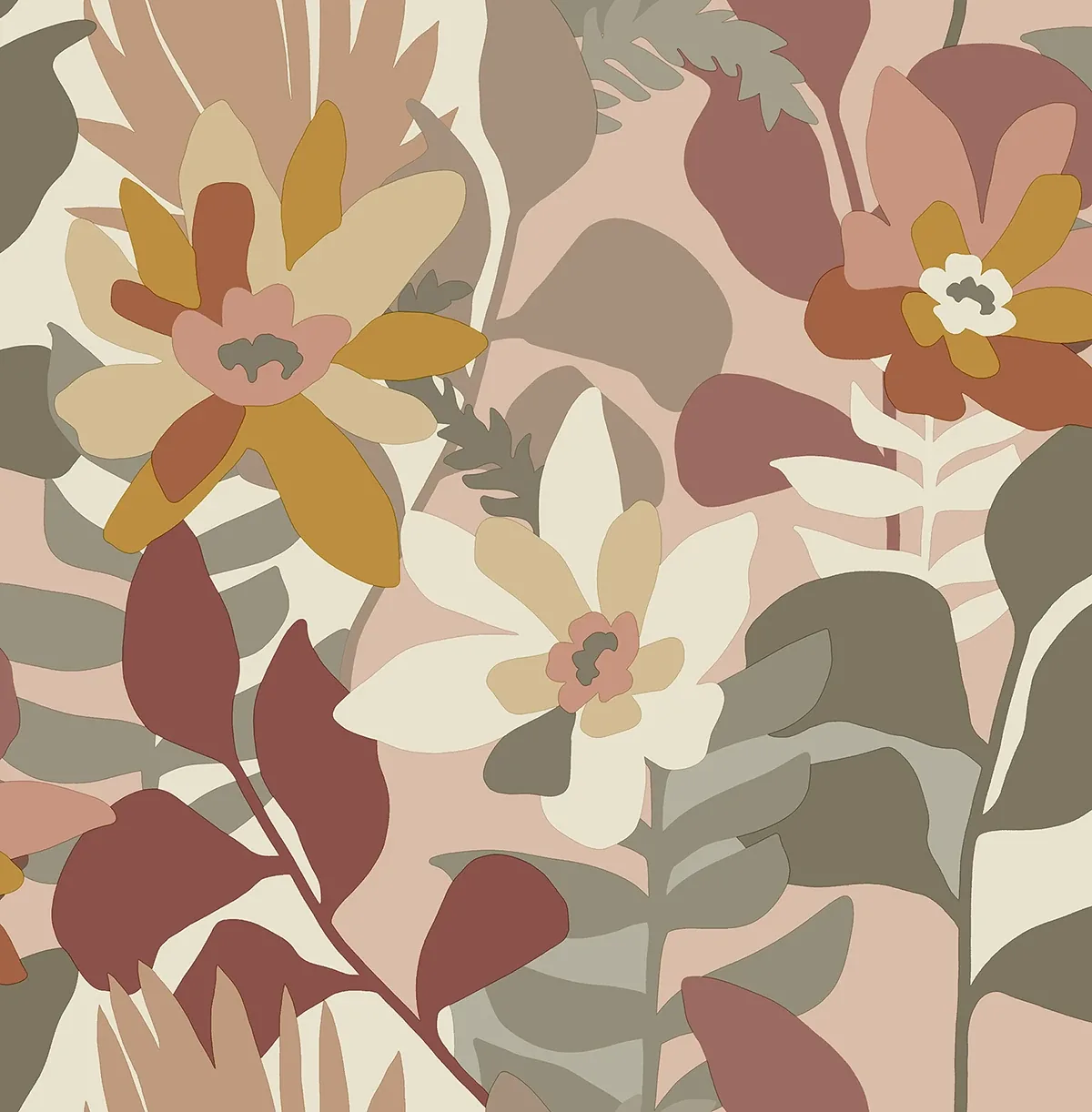 A-Street Prints Koko Rose Floral Wallpaper - SKU 4014-26455