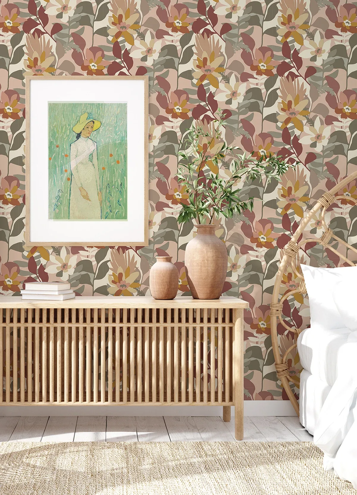 A-Street Prints Koko Rose Floral Wallpaper - SKU 4014-26455