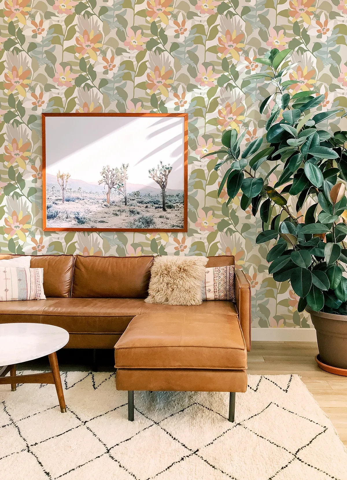 A-Street Prints Koko Taupe Floral Wallpaper - SKU 4014-26453
