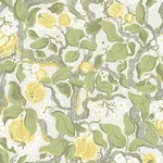 A-Street Prints Kort Yellow Fruit and Floral Wallpaper - SKU 4143-22027