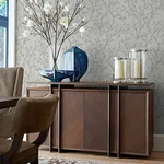 A-Street Prints Koura Platinum Branches Wallpaper | Wallpaper Twins A-Street Prints Koura Platinum Branches Wallpaper - SKU 2976-86456