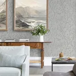 A-Street Prints Koura Platinum Branches Wallpaper | Wallpaper Twins A-Street Prints Koura Platinum Branches Wallpaper - SKU 2976-86456