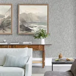 A-Street Prints Koura Platinum Budding Branches Wallpaper - SKU 4019-86456