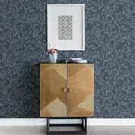 A-Street Prints Koura Sapphire Budding Branches Wallpaper - SKU 4019-86455