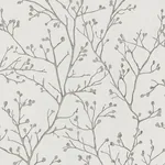 A-Street Prints Koura Silver Branches Wallpaper - SKU 2976-86453